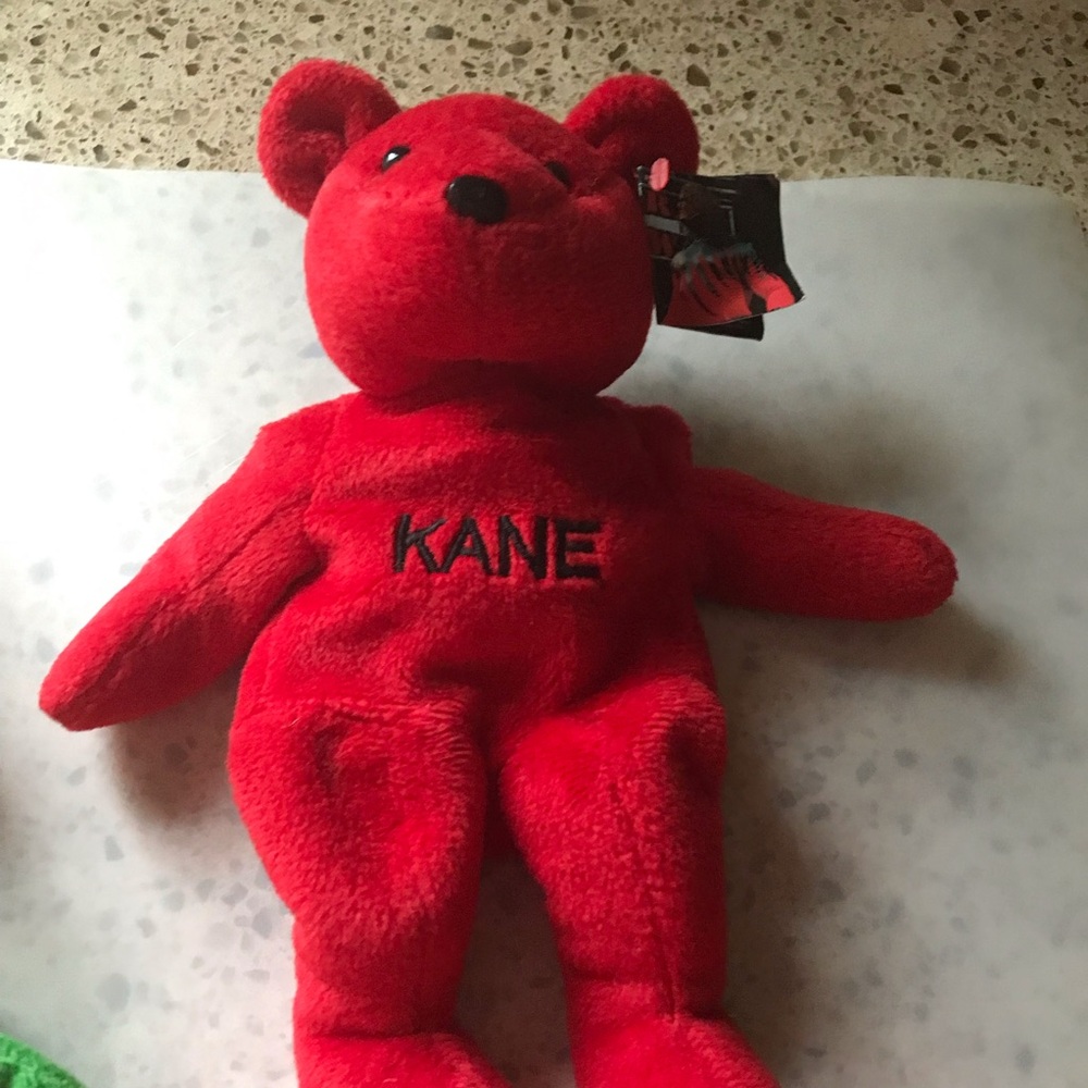 Kane Red Teddy Bear Plush Toy